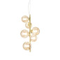Preview: Ideal Lux PERLAGE G9 Pendelleuchte 6x ⌀260mm dimmbar Amber warmweiss 317793