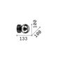 Preview: Ideal Lux PERLAGE G9 Wandleuchte dimmbar Amber warmweiss 317809