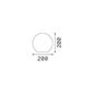 Preview: Ideal Lux SOLE Stehleuchte E27 ⌀200mm dimmbar Weiss IP44 318820