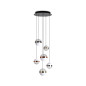 Preview: Ideal Lux GALAXY LED Pendelleuchte 6x 6x58W ⌀400mm Weiss warmweiss 321172