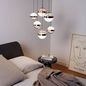 Preview: Ideal Lux GALAXY LED Pendelleuchte 6x 6x58W ⌀400mm Weiss warmweiss 321172