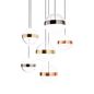 Preview: Ideal Lux GALAXY LED Pendelleuchte 6x 6x58W ⌀400mm Weiss warmweiss 321172