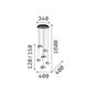 Preview: Ideal Lux GALAXY LED Pendelleuchte 6x 6x58W ⌀400mm Weiss warmweiss 321172