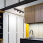 Preview: Ideal Lux RUDY GU10 Deckenleuchte 4x dimmbar Schwarz warmweiss 321523