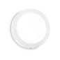 Preview: Ideal Lux UNIVERSAL LED Deckenleuchte 36W ⌀400mm Weiss neutralweiss 321684