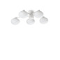 Preview: Ideal Lux HERMES G9 Deckenleuchte 5x ⌀600mm dimmbar Weiss warmweiss 322698