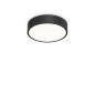 Preview: Ideal Lux RAY LED Deckenleuchte 13W ⌀300mm Schwarz IP44 CCT einstellbare Lichtfarbe 327563
