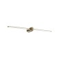 Preview: Ideal Lux FILO LED Wandleuchte 2x 2x13W Messing IP44 warmweiss 327792