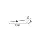 Preview: Ideal Lux FILO LED Wandleuchte 2x 2x13W Messing IP44 warmweiss 327792