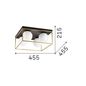 Preview: Ideal Lux LINGOTTO Deckenleuchte E14 4-fach dimmbar Schwarz 327860