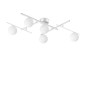 Preview: Ideal Lux ATLAS G9 Deckenleuchte 5x dimmbar Weiss warmweiss 328225