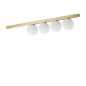 Preview: Ideal Lux BINOMIO G9 Deckenleuchte 4x dimmbar Messing warmweiss 328461