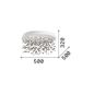Preview: Ideal Lux ARMONY Deckenleuchte ⌀500mm dimmbar Weiss 328492