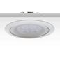 Preview: ISOLED LED Einbaustrahler, silber, 8W, 72°, rund, warmweiß, dimmbar