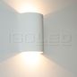 Preview: ISOLED LED Gips-Wandleuchte 2x3W, UP&DOWN, rund, warmweiß