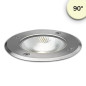Preview: ISOLED LED Bodeneinbaustrahler, rund Edelstahl, IP67, 7W COB, 90°, warmweiß