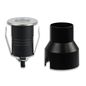 Preview: ISOLED LED Einbaustrahler, Edelstahl , 2W, 60°, IP67, 12V AC/DC, warmweiß