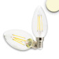 Preview: ISOLED E14 LED Kerze, 4W, klar, warmweiß, dimmbar
