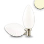 Preview: ISOLED E14 LED Kerze, 4W, milky, warmweiß, dimmbar