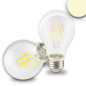 Preview: ISOLED E27 LED Birne, 5W, klar, warmweiß, dimmbar
