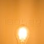 Preview: ISOLED E27 LED Birne, 8W, klar, warmweiß, dimmbar