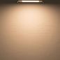Preview: ISOLED LED Downlight, 9W, eckig, ultraflach, weiß, warmweiß, dimmbar