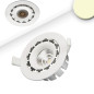 Preview: ISOLED LED Einbaustrahler COB, weiß, 15W, 45°, rund, warmweiß, dimmbar