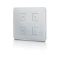 Preview: ISOLED Sys-One single color 4 Zonen Einbau-Touch-Funk-Fernbedienung, 230V AC