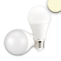 Preview: ISOLED E27 LED Birne 15W G60, 240°, milky, warmweiß