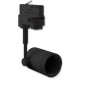 Preview: ISOLED 3-PH Schienen-Adapter für GU10-Spots, schwarz matt