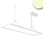 Preview: ISOLED LED Office Hängeleuchte Up+Down, 20+20W, 30x120cm, weiß, UGR<19, 3000K, dimmbar