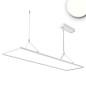 Preview: ISOLED LED Office Hängeleuchte Up+Down, 20+20W, 30x120cm, weiß, UGR<19, 4000K, dimmbar