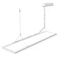 Preview: ISOLED LED Office Hängeleuchte Up+Down, 20+20W, 30x120cm, weiß, UGR<19, 4000K, dimmbar