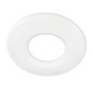 Preview: ISOLED Cover Aluminium rund/Kante weiß matt für Einbaustrahler Sys-68