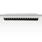 Preview: ISOLED LED Einbauleuchte Raster Line weiß/schwarz , dimmbar, 30W, warmweiß
