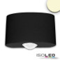 Preview: ISOLED LED Wandleuchte Up&Down 2x2W CREE, IP54, sandschwarz, warmweiß