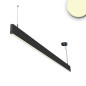 Preview: ISOLED LED Hängeleuchte Linear Up+Down 1200, 40W, prismatisch, linear- u. 90° verbindbar, schwarz, warmweiß