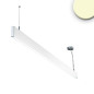 Preview: ISOLED LED Hängeleuchte Linear Up+Down 1200, 40W, prismatisch, linear- u. 90° verbindbar, weiß, warmweiß
