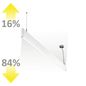 Preview: ISOLED LED Hängeleuchte Linear Up+Down 600, 25W, prismatisch, linear- u. 90° verbindbar, weiß, neutralweiß
