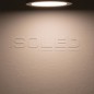Preview: ISOLED LED Aufbau/Einbauleuchte Slim Flex, 12W, weiß, ColorSwitch 3000/3500/4000K