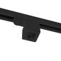 Preview: ISOLED 3-Phasen Adapter mit Schutzkontaktstecker, schwarz, inkl. 6A Sicherung