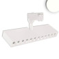 Preview: ISOLED 3-PH Raster-Schienen-Strahler, 35W, 45°, weiß matt, 4000K