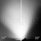 Preview: ISOLED 3-PH Schienen-Strahler fokussierbar, 35W, 30°-50°, schwarz matt, 4000K, CRI92