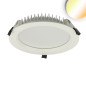 Preview: ISOLED LED Downlight blendungsreduziert, 35W, rund, DN280, CRI90, Colorswitch 3000/3500/4000K, dimmbar