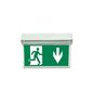 Preview: ISOLED Vertikales Schild für LED Notlicht/Fluchtwegleuchte UNI4