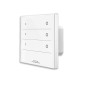 Preview: ISOLED Sys-Pro Single Color 3 Zonen Einbau-Touch-Fernbedienung + DMX Output, weiß, 230V
