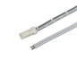 Preview: ISOLED MiniAMP Anschlussstecker male, 100cm, 2-polig, weiß, max. 3A