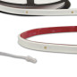 Preview: ISOLED LED UV-C MiniAMP Flexband Streifen 270nm, 12V DC, 3W, IP54, 58cm, weiß, eins. Kabel + maleAMP, 12 LED/m