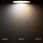 Preview: ISOLED LED Deckenleuchte PRO weiß, 30W, rund, 300mm, ColorSwitch 2700/3000/4000K, dimmbar