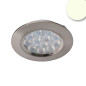 Preview: ISOLED LED Möbeleinbaustrahler MiniAMP silber, 4W, 60°, 12V DC warmweiß 3000K, dimmbar
